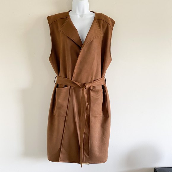 Marc New York Jackets & Blazers - SOLD Marc New York Sleeveless Belted Trench Coat